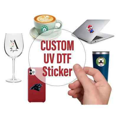 Customized Crystal Labels, Personal Logo Printing, Transfer Stickers, Self-Adhesive Bottles, Handbag Stickers, 100
