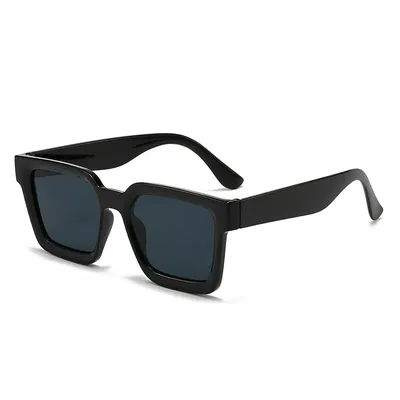 Nouvelles lunettes de soleil vintage pour femmes et hommes, monture carrée grande taille, lunettes de soleil de marque rétro, lunettes de soleil tendance ﻿ pour homme