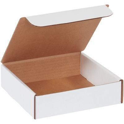 7 x 7 x 2" White Literature Mailers, Bundle Of 50 (ML772)
