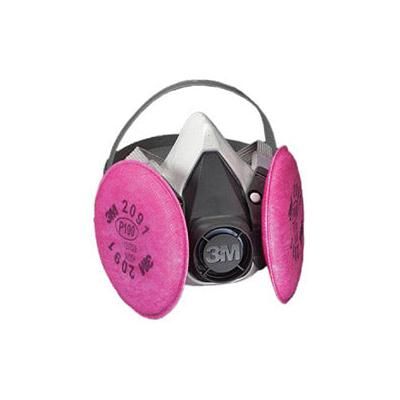3M 6000 Series Half Facepiece Respirator Assemblies, Small (142-6191)