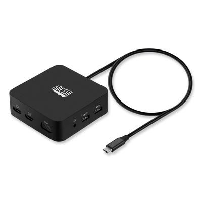 Adesso AUH4050 11-in-1 USB-C Multi-Port TAA Compliant Docking Station, Black