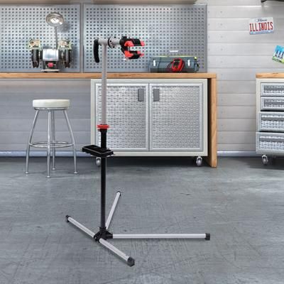 TEMU Bike Repair Stand Workstation, Bicycle Maintenance , Height Adjustable, With Tool Tray & 360 Rotating Adjustable Clamp For Home Mechanic Workshop