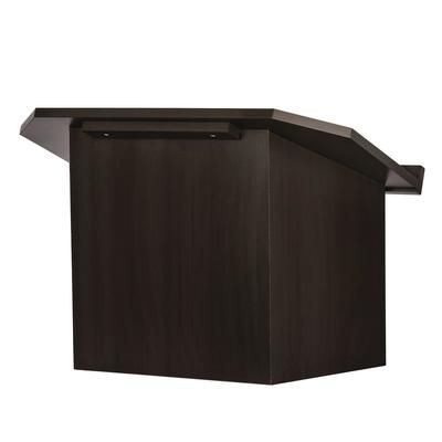 AdirOffice Foldable Tabletop Podium Lectern Speaker Stand, 27 x 16 x 19, Black (ALHI66105BLK)