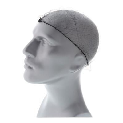 Amercare RPH144LTBK Lightweight Latex-Free Hairnets, Nylon, 24", Black, 144/Box, 20 Boxes/Carton - Case of 2880 RPPRPH144LTBK