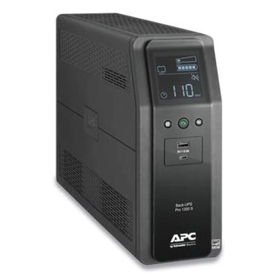APC BR1350MS Back-UPS PRO BR Series SineWave Battery Backup System, 10 Outlets, 1350VA, 1080 J SEUBR1350MS