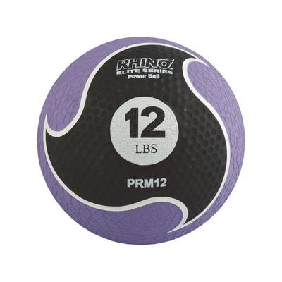 Champion Sports Rhino Elite Medicine Ball, 12 lb, Purple (CSIPRM12)