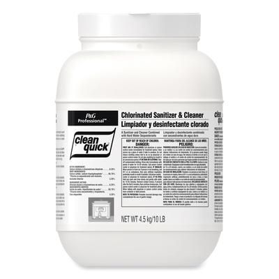 Clean Quick 02580 Powdered Sanitizer/Cleanser, 10lb Bucket - Case of 3 PGC02580