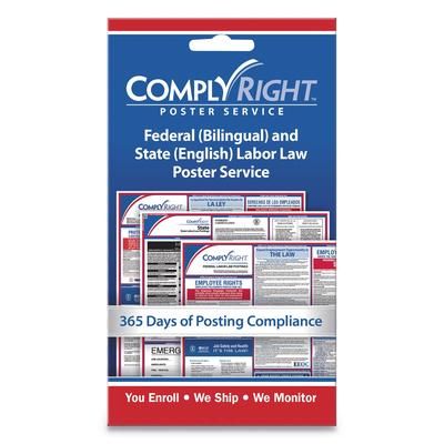 ComplyRight(R) Labor Law Poster Service, "State Labor Law", 4w x 7h (TFPCRPS02)