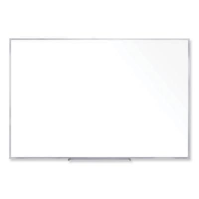 Ghent MFG M2454 Non-Magnetic Whiteboard with Aluminum Frame, 60.63 x 48.47, White Surface, Satin Aluminum Frame GHEM2454
