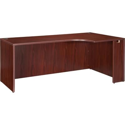 Lorell 69908 Rectangular Credenza, Rgt, 65-3/5" x 35-2/5" x 29-1/2", Mahogany LLR69908