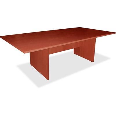 Lorell 87374 Rectangular Conference Table, 72" x 36", Cherry LLR87374