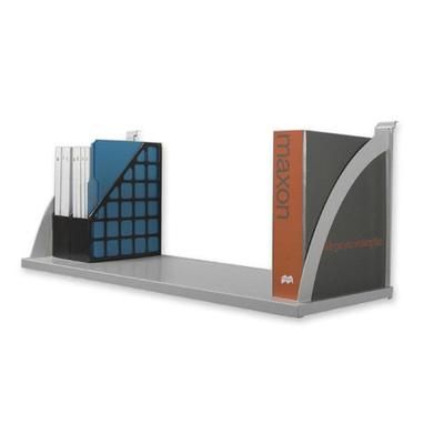 Maxon Furniture VSH48GY Partition Mounted Shelves, 48 , Gray MXNVSH48GY