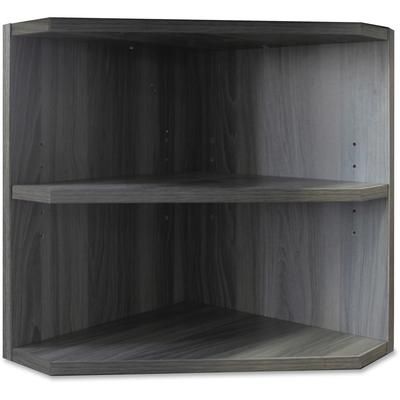 Safco MNPOLGS Medina Series Laminate Hutch Support, 15w x 15d x 20h, Gray Steel MLNMNPOLGS