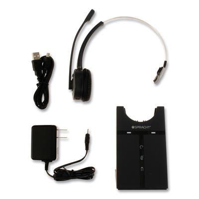 Spracht HS3010 ZuM Maestro USB Softphone Headset, Monaural, Over-the-Head, Black SPTHS3010