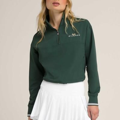 Wilson Davenport Woven Pop Over Women's Tennis Apparel Sycamore