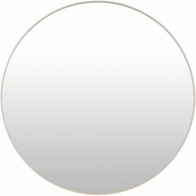 Pontalina 32"H x 32"W x 1"D Modern Dark Red Accent Mirror - Boutique Rugs
