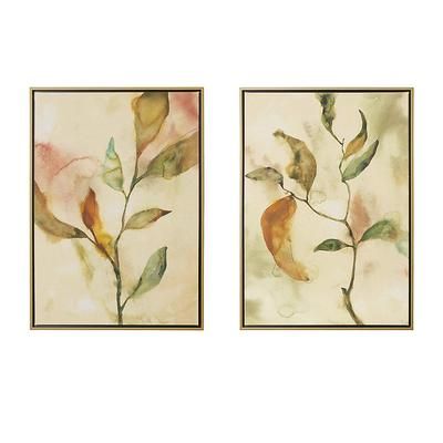 Blushed Leaves Giclee Print Diptych - Print I - Frontgate