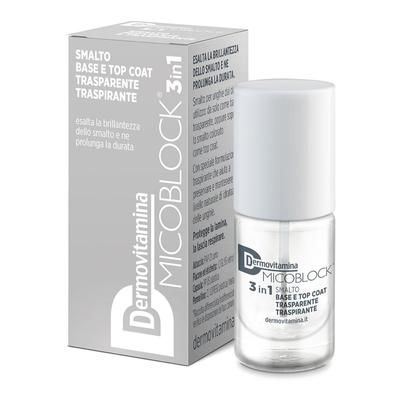 Dermovitamina Micoblock® 3 in 1 Smalto Base e Top Coat 5 ml