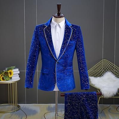 Retrò Vintage Anni Ruggenti Anni 1920 Abiti Completi Blazer Il grande Gatsby Gentiluomo Costume Per uomo Mascherata Feste Evento / Festa Addio al Nubilato Adulti Cappotto Pantaloni