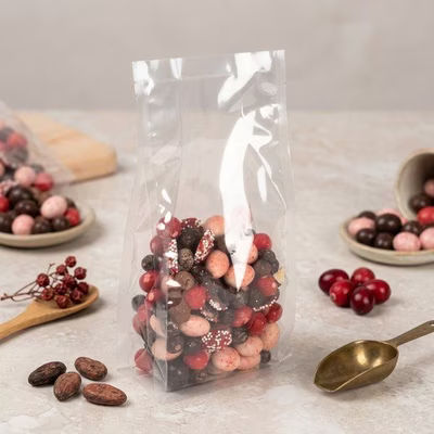 Box Bottom Candy Bags 4" x 2 5/16" x 7 7/8" 100 Pack BB4