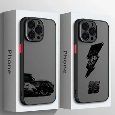 Disney McQueen Cars Logo Phone Case For Samsung S25 S24 S23 S22 S21 S20 S10 FE Note20 Note10 Plus