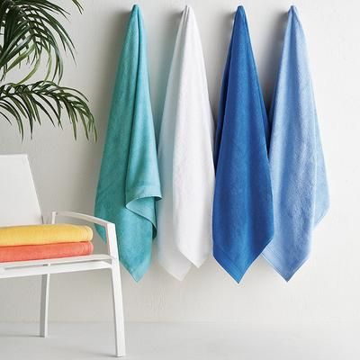 Set of 4 Solid Pool & Beach Towel - White, 30" x 64" Pool Towel - Frontgate Resort Collection™