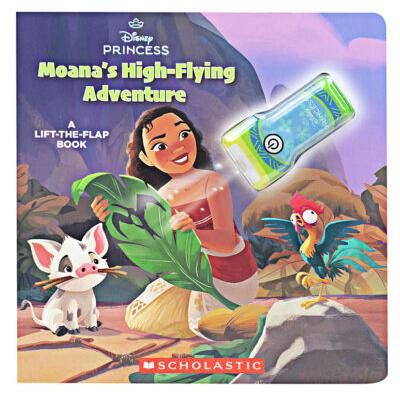 Disney Princess: Moanas High-Flying Adventure: A Lift-the-Flap Book with Flashlight