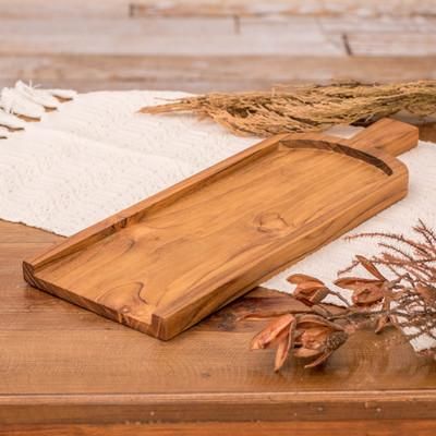 Fun with Friends,'Hand-Carved Eco-Friendly Charcuterie Serving Tray'