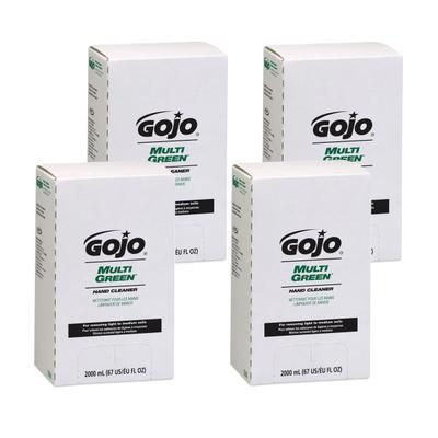 Gojo Multi Green Gel Hand Soap Cleaner, Citrus Scent, 67.63 Oz, Carton Of 4 Bottles
