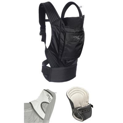 Onya Baby Outback Infant-to-Toddler Bundle - Jet Black