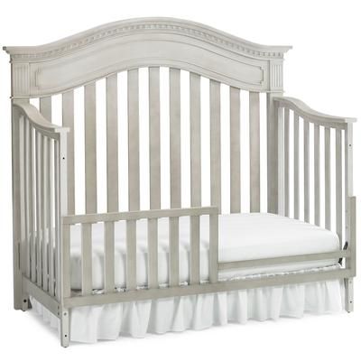 Dolce Babi Naples Convertible Crib in Grey Satin