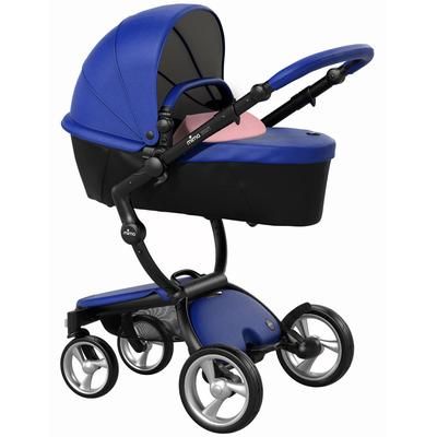 Mima Xari Complete Stroller, Black - Royal Blue / Pixel Pink