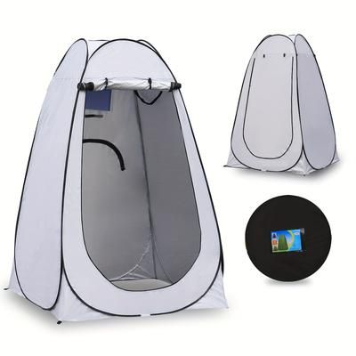 TEMU Portable Pop Up Tent , For Outdoor Camping Picnic Toilet & Shower, Fishing Sunshade, Beach Dressing Changing Room, Quick Setup Utility Accessories