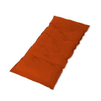 Futon XXL - Materasso da terra in in poliestere terracotta 195x100 cm