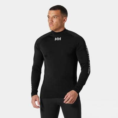 Helly Hansen Men's Waterwear Protective Sailing Rashguard Black L