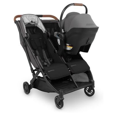 UPPAbaby Minu Duo Double Stroller + Aria Travel System Bundle - Greyson / Greyson