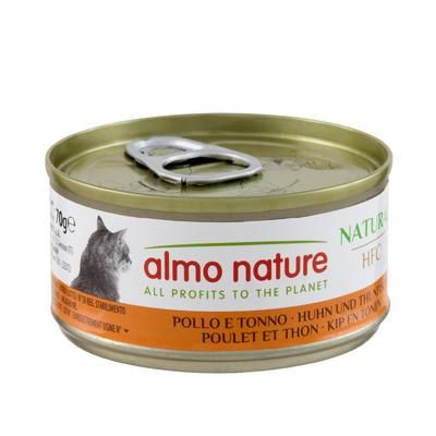 6 x 70g Chicken & Tuna - Natural Almo Nature HFC Natural Wet Cat Food