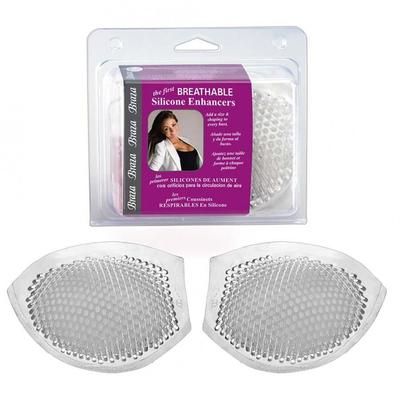 Plus Size Women's Breathable Silicone Enhancer by Brazabra in Clear