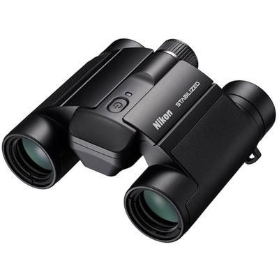 Nikon STABILIZED 12x25mm S Roof Prism Binoculars Black 16783