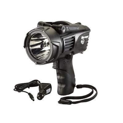 USED Streamlight Waypoint Pistol Grip Spotlight C Alkaline Battery/12V DC Power Cord 550 Lumens Black Blister Pack 44905 EDEMO3 Condition Like New