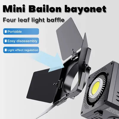 Four Leaf Light Barrier for Mini Bowens ZU60/ZU80/M60 Handheld Fill Light Accessories
