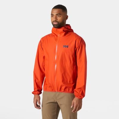Helly Hansen Men’s Verglas 2.5 Layer Fastpack Jacket Orange L
