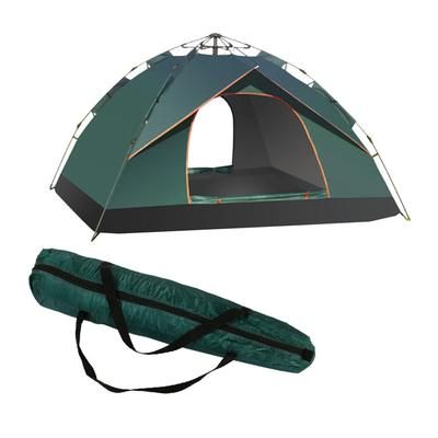 TEMU Pop Up Tent 2-3 Person Outdoor Camping Tent Ultralight Dome Tent Sun Shade Sun Shelter With Extended Zippered Porch For Beach Hiking Hunting Fishing