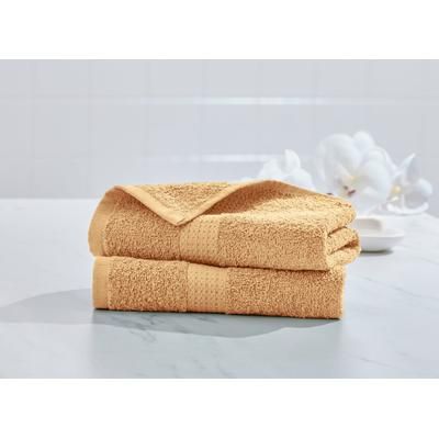 BH Studio 2-Pc. Hand Towel Set by BrylaneHome in Almond