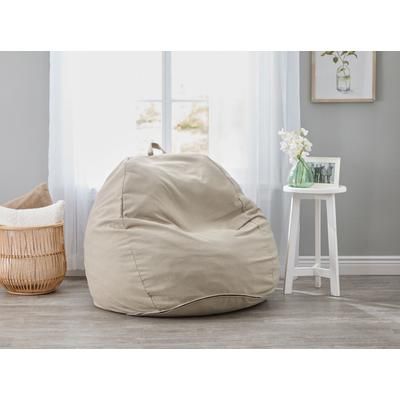 Indoor/Outdoor Bean Bag Chair by BrylaneHome in Taupe