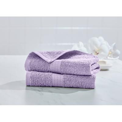 BH Studio 2-Pc. Hand Towel Set by BrylaneHome in Lilac