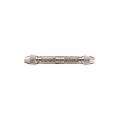 General Tools Double End Pin Vises, 1/8 in Max Pipe Cap, Nickel-Plated (318-90)