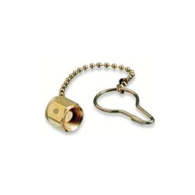 Western Enterprises Chain & Plug Assemblies, Plug Assembly, 200 psi, Oxygen, Brass (312-C-907)