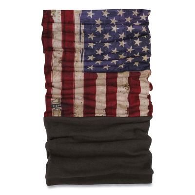 Ergodyne 42331 N-Ferno 6492 2-Piece Thermal Fleece + Poly Multi-Band, One Size Fits Most, American Flag, Ships in 1-3 Business Days EGO42331