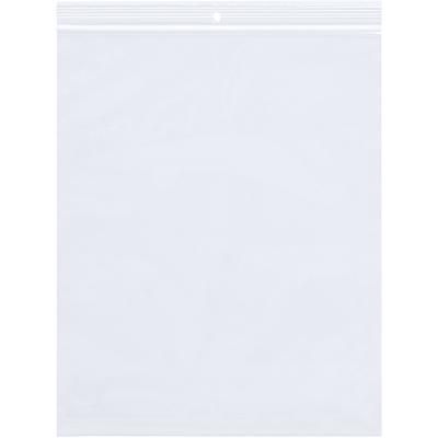 6 x 10" - 2 Mil Reclosable Poly Bags w/ Hang Hole, Case Of 1000 (PB6721)
